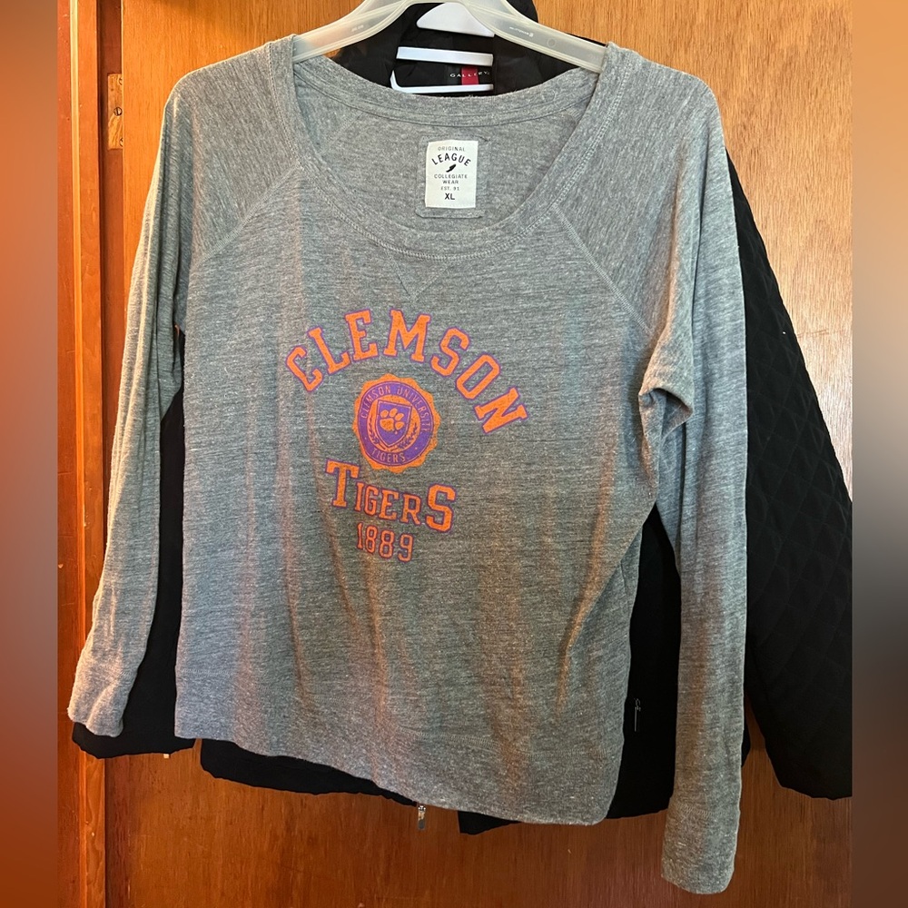 Clemson University League Gray Collegiate Wear Shirt